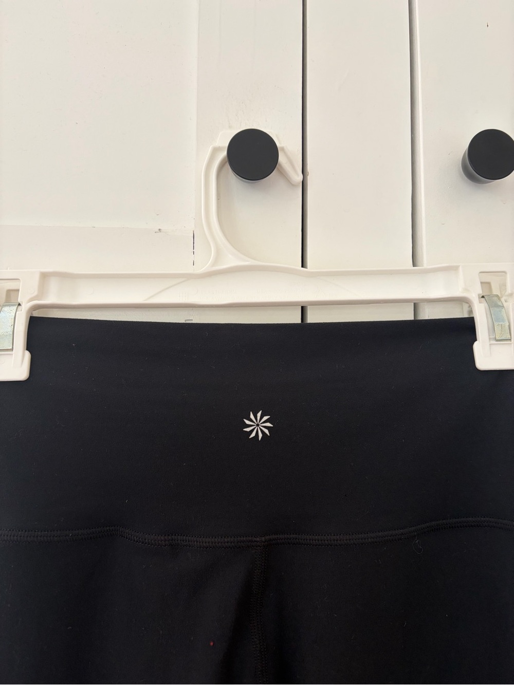 Athleta Black Transcend Crossover ⅞ Tight Leggings Size Medium Tall - Picture 8 of 9